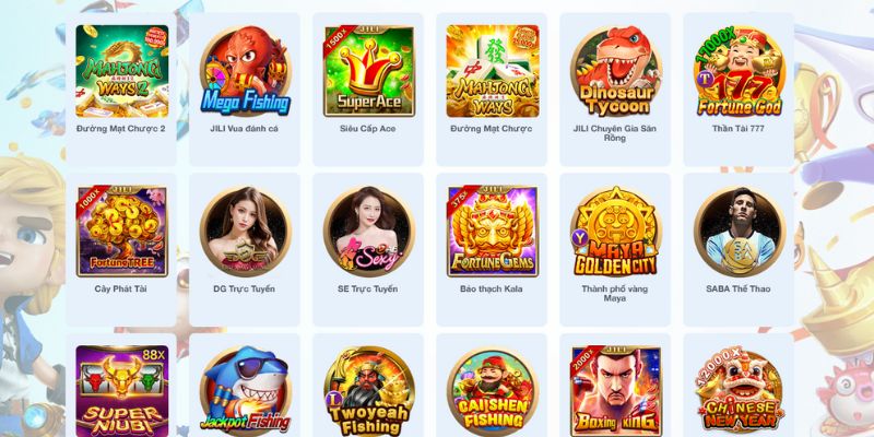 Nhà cái cung cấp kho game đa dạng và chất lượng